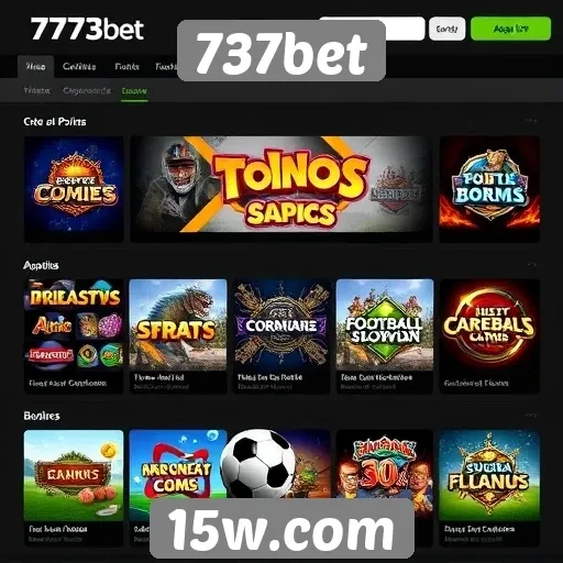 Análise das opções de jogos disponíveis na 737bet
